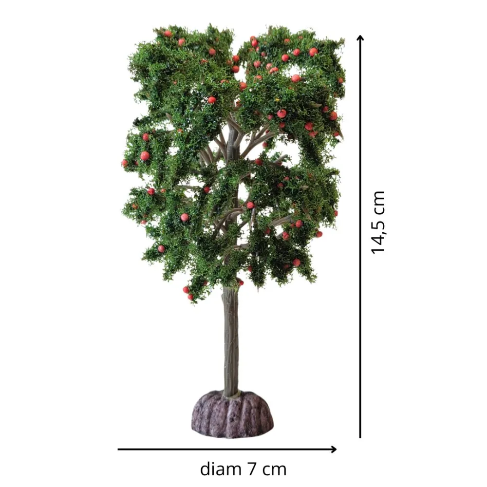 Albero di mele per statue da 10-12 cm