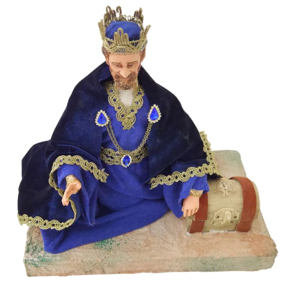 “Quality” Animated Wise Man (Gold) – 30 cm