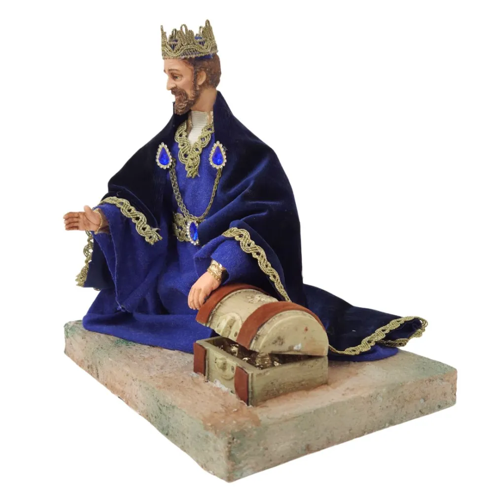 “Quality” Animated Wise Man (Gold) – 30 cm