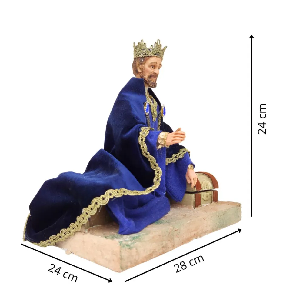 “Quality” Animated Wise Man (Gold) – 30 cm