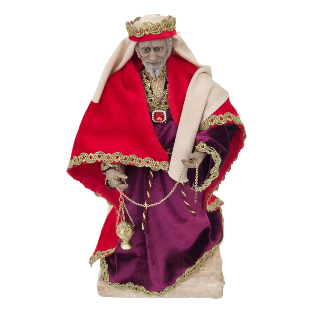 “Quality” Animated Wise Man (Frankincense) 30 cm