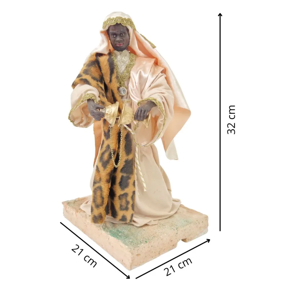 “Quality” Animated Wise Man (Myrrh) - 30 cm