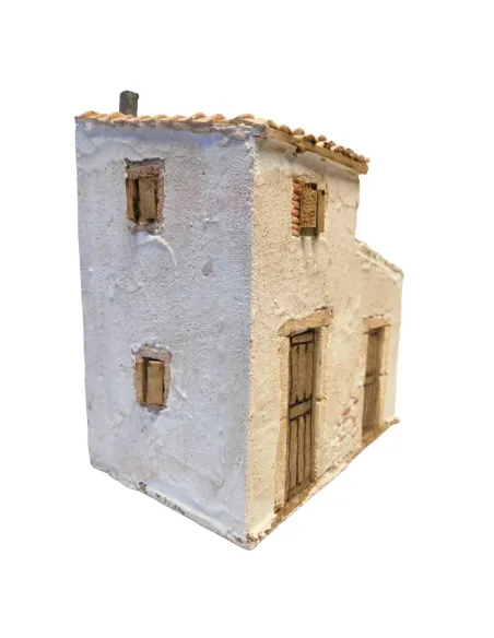 Polystyrene Village House with Double Door for 30 cm Nativity Figures