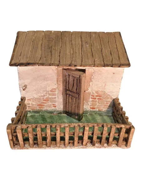Polystyrene Sheepfold with Enclosure for 30 cm Nativity Figures