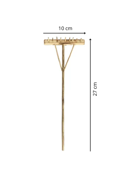 Wooden Hay Rake for 30 cm Nativity Figures