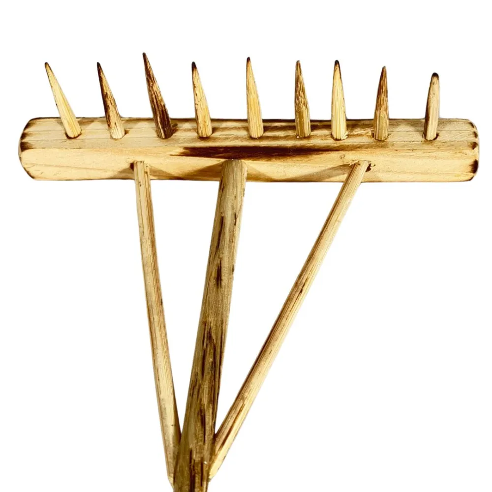 Wooden Hay Rake for 30 cm Nativity Figures