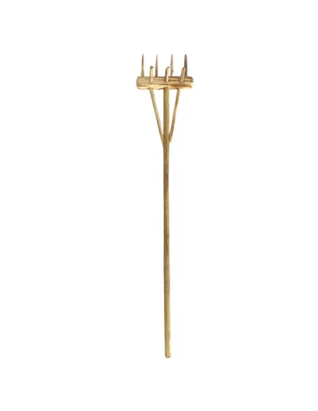 Double-Sided Wooden Hay Rake for 30 cm Nativity Figures