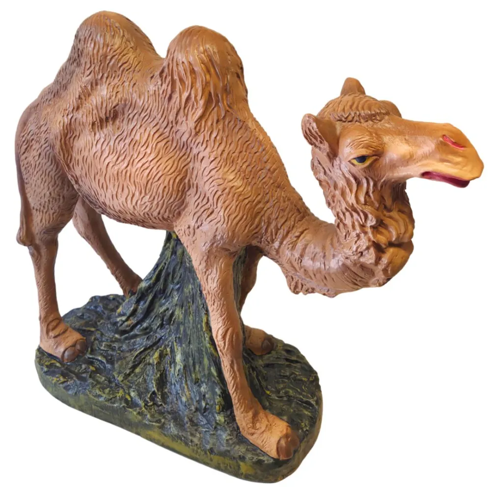 Camel in Plaster, 60 cm Nativity Figure