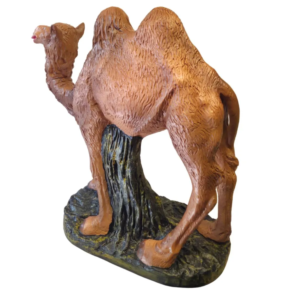 Camel in Plaster, 60 cm Nativity Figure