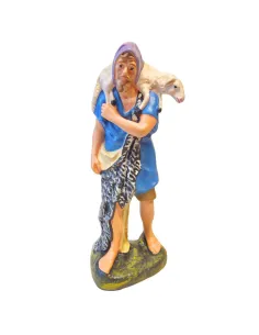 Viandante con pecora in spalla serie 30 cm