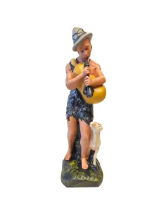 Bagpiper with Sheep, 30 cm Nativity Figure