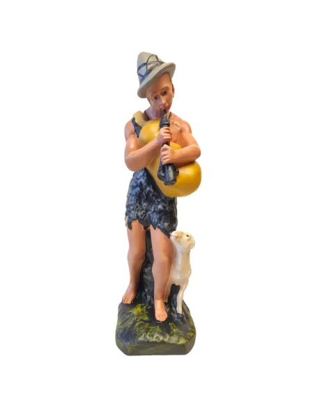 Bagpiper with Sheep, 30 cm Nativity Figure