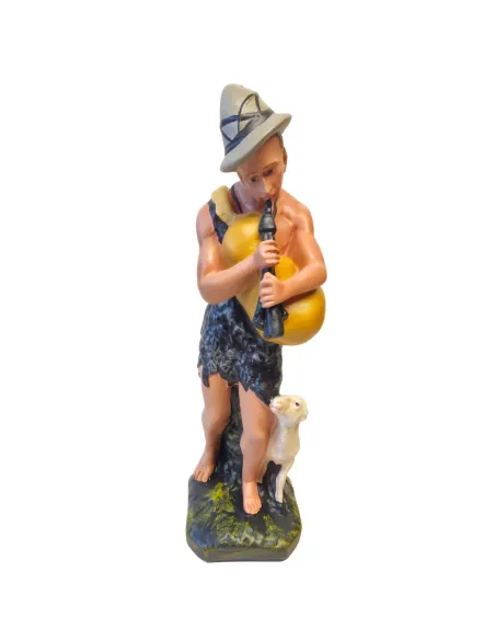 Bagpiper with Sheep, 30 cm Nativity Figure