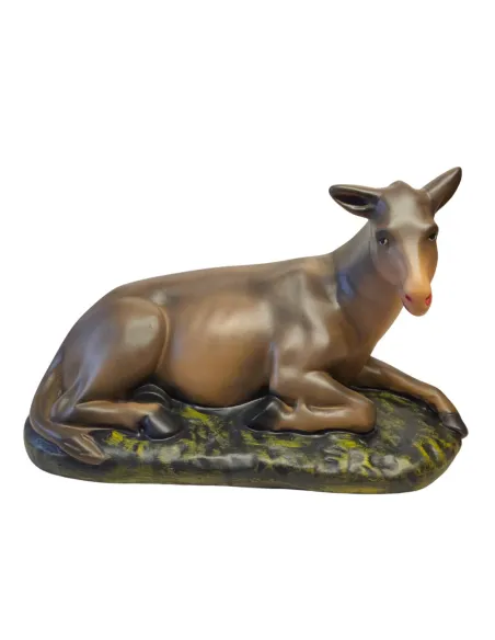 Donkey in Plaster, 40 cm Nativity Figure