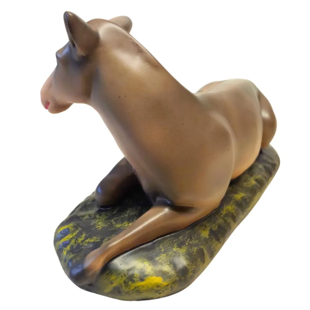 Donkey in Plaster, 40 cm Nativity Figure
