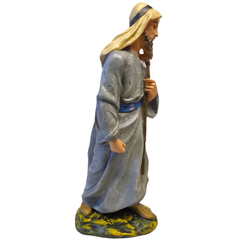 Shepherd with Staff, 40 cm Nativity Figure