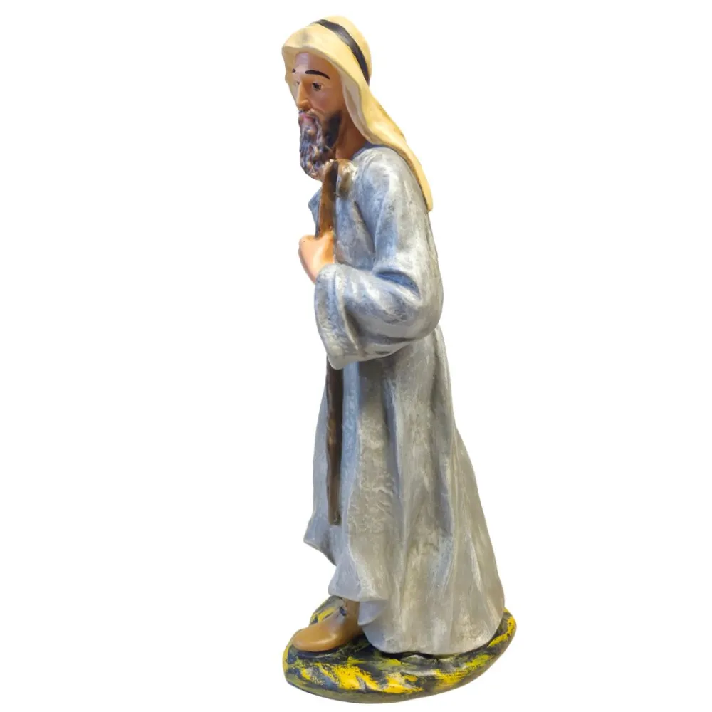 Shepherd with Staff, 40 cm Nativity Figure