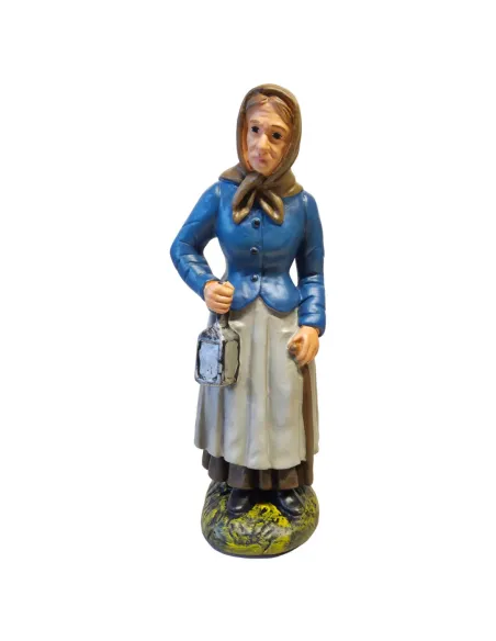 lderly Woman with Lantern, 40 cm Nativity Figure