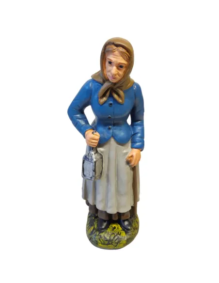 lderly Woman with Lantern, 40 cm Nativity Figure