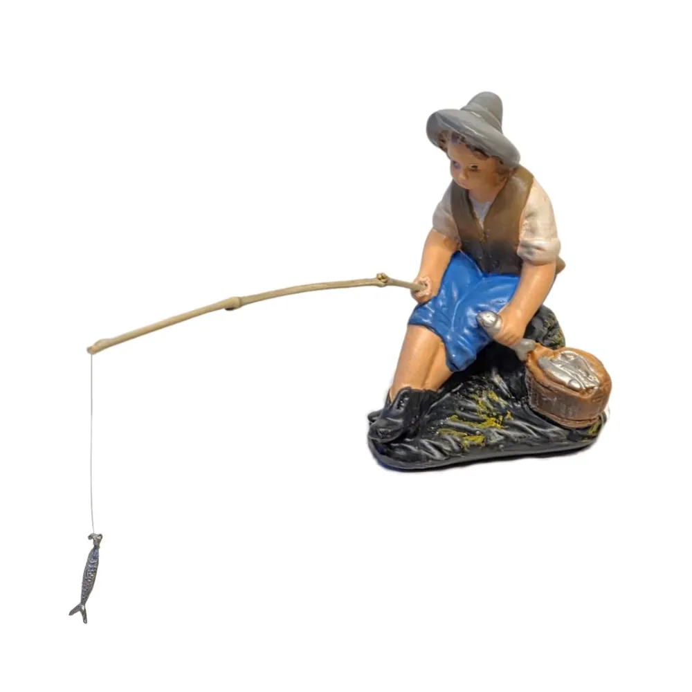 Child Fisherman, 10 cm Nativity Figure