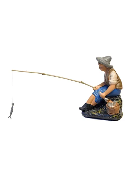 Child Fisherman, 10 cm Nativity Figure