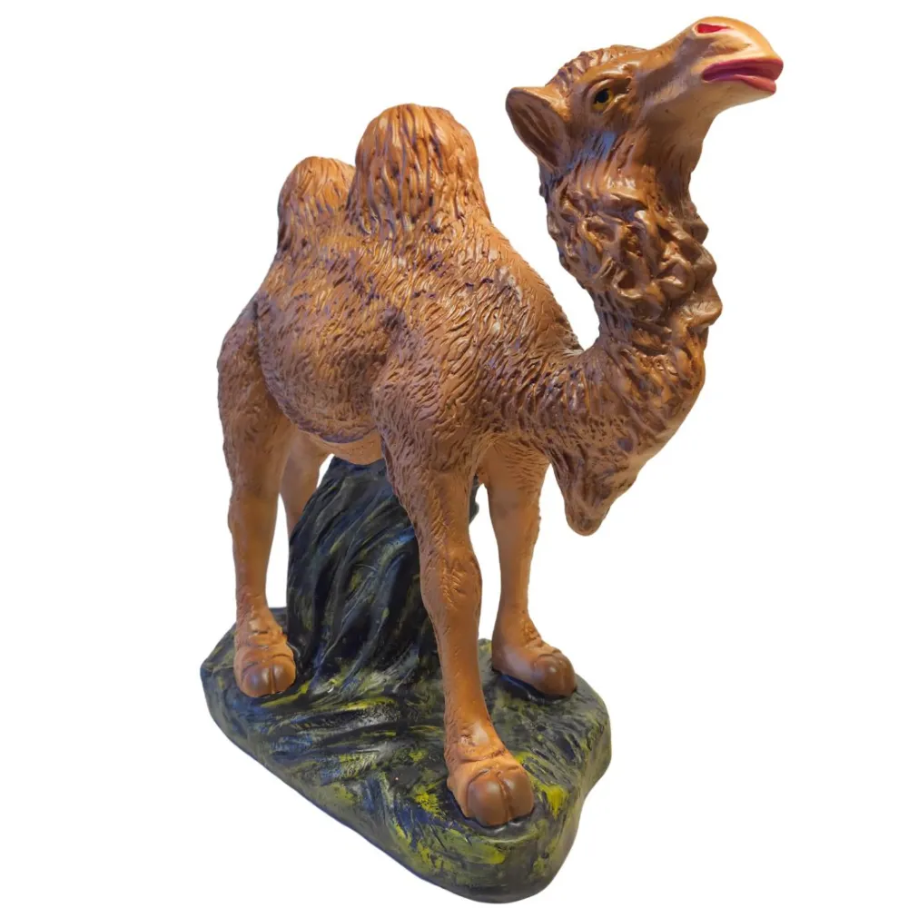 Camel in Plaster, 40 cm Nativity Figure
