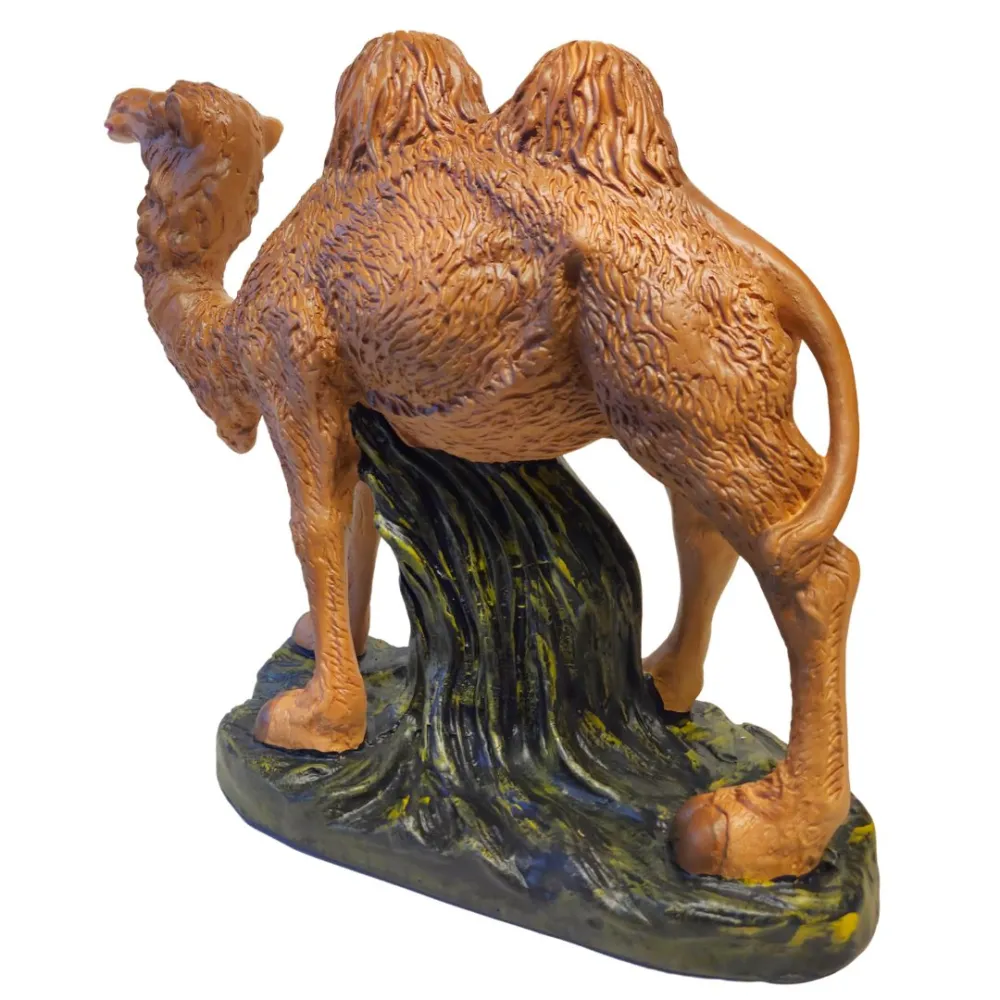 Camel in Plaster, 40 cm Nativity Figure