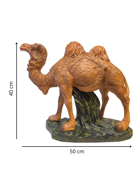 Camel in Plaster, 40 cm Nativity Figure