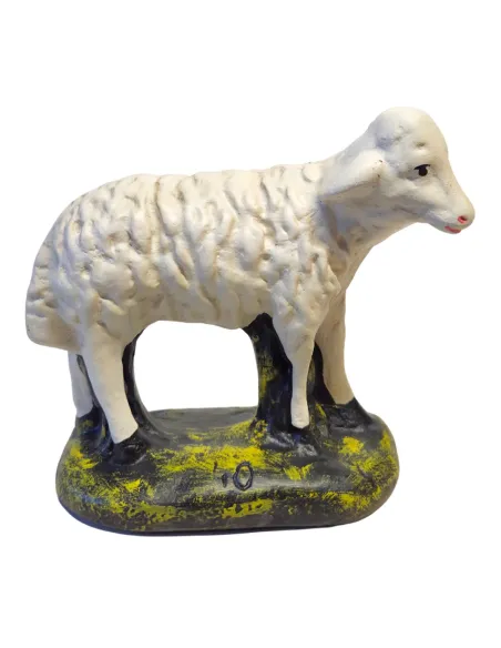 Set of 3 Sheep in Plaster, 40 cm Nativity Figures