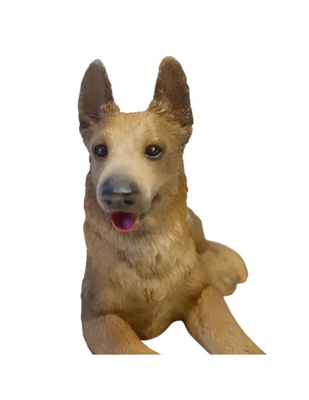 Lying German Shepherd Dog in Resin for 30 cm Nativity Figures