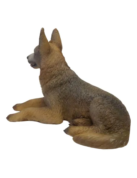 Lying German Shepherd Dog in Resin for 30 cm Nativity Figures