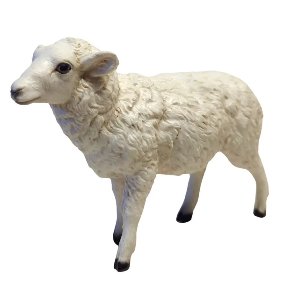 Sheep in Resin, suitable 15–20 cm Nativity Figures