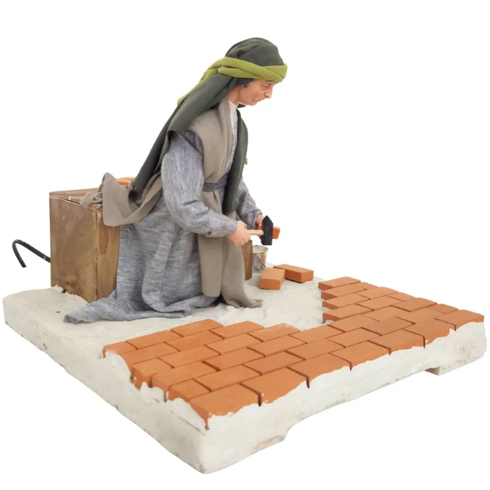 Animated Palestinian Mason - 30 cm
