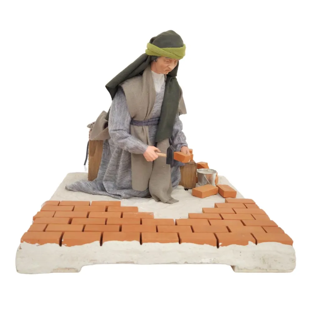 Animated Palestinian Mason - 30 cm
