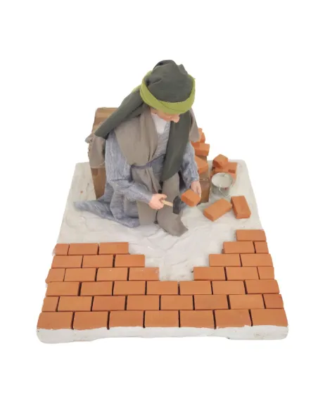 Animated Palestinian Mason - 30 cm