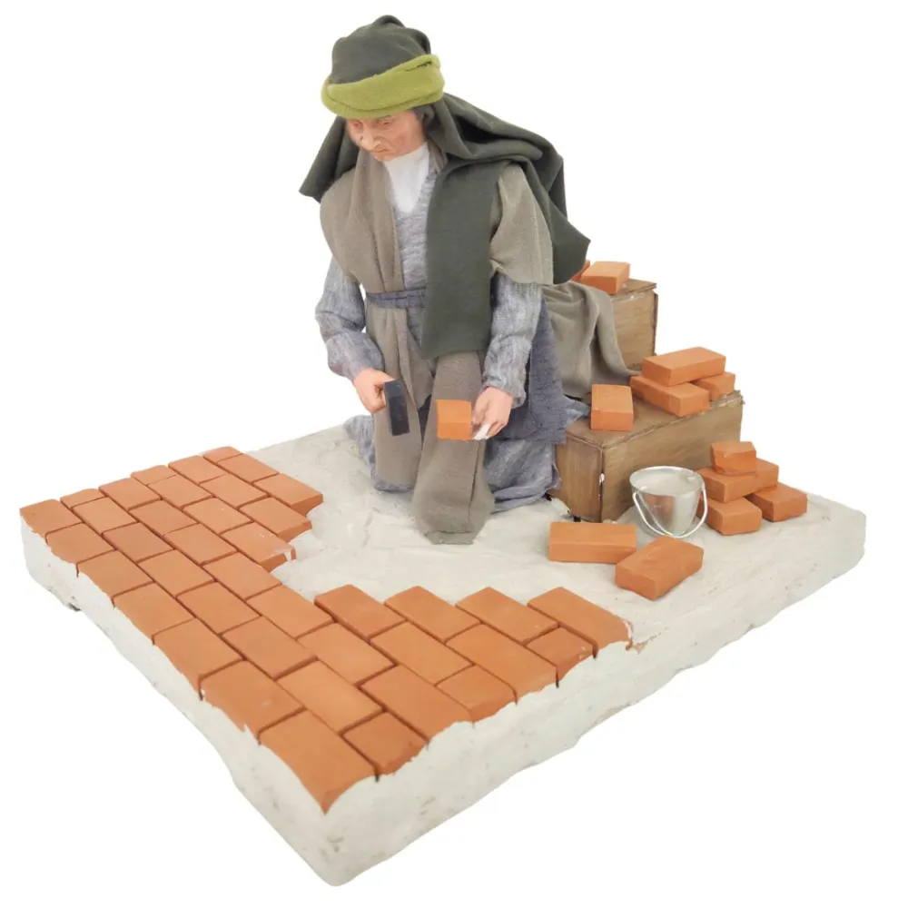 Animated Palestinian Mason - 30 cm