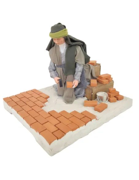 Animated Palestinian Mason - 30 cm