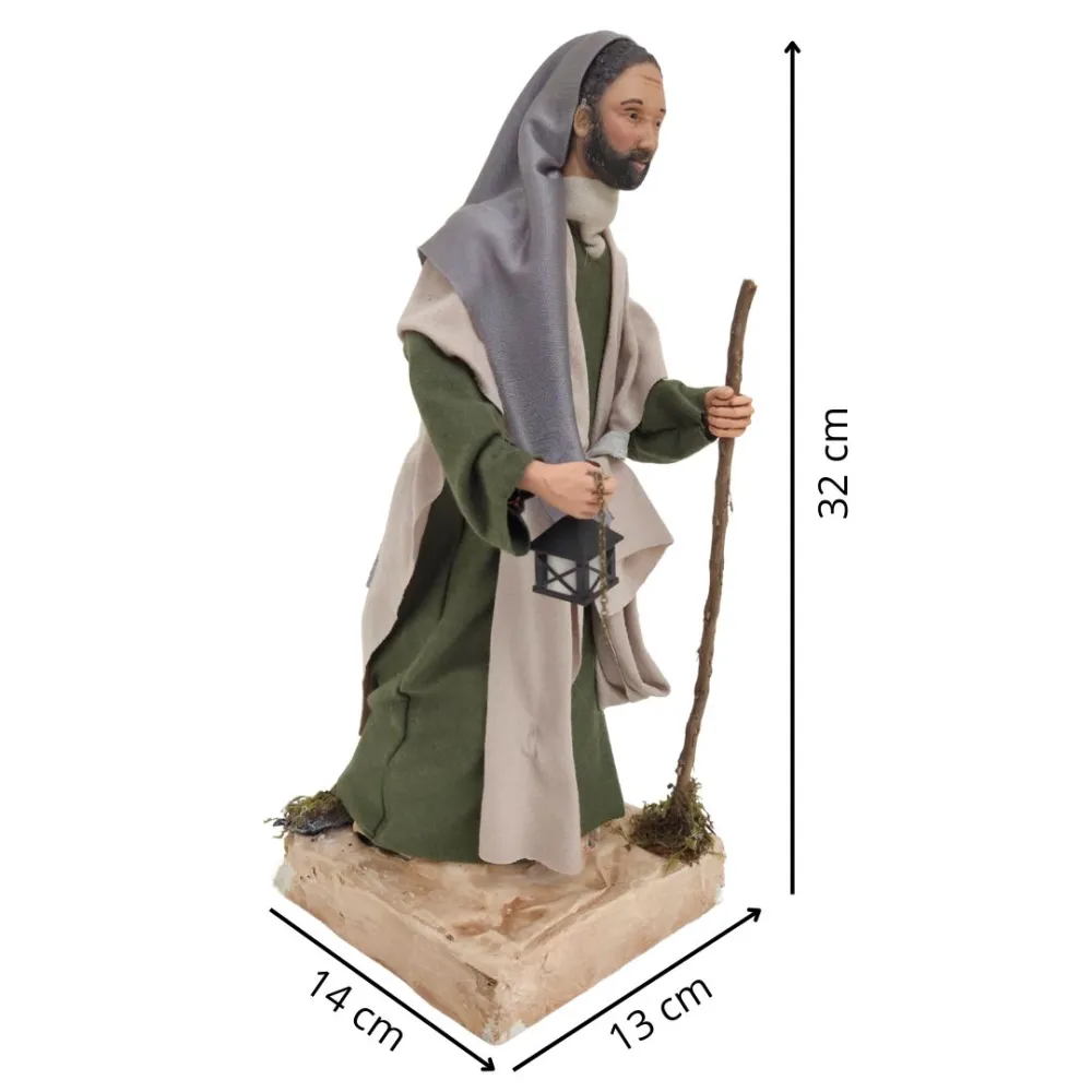 “Quality” Animated 30 cm Saint Joseph
