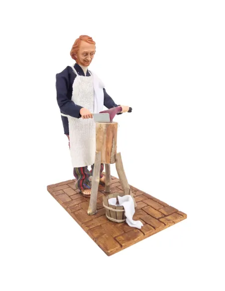 Animated Traditional Butcher - 30 cm