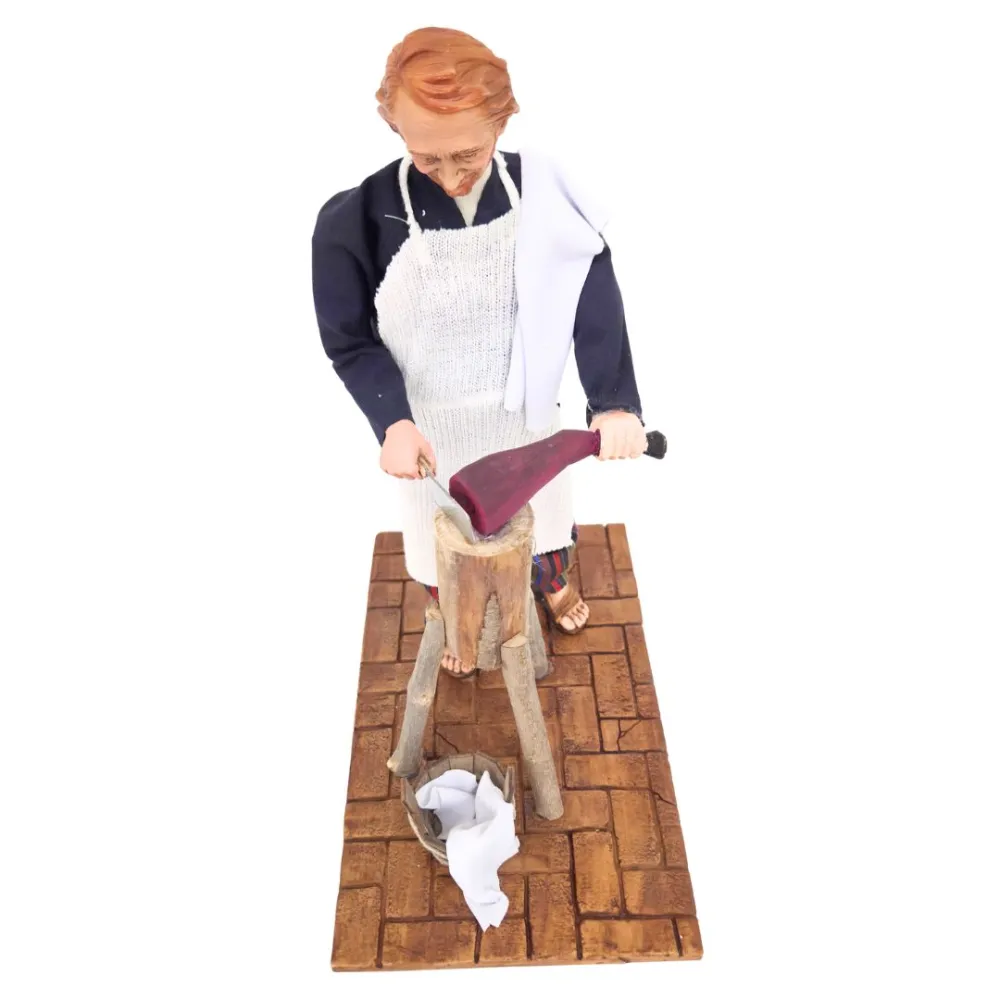Animated Traditional Butcher - 30 cm