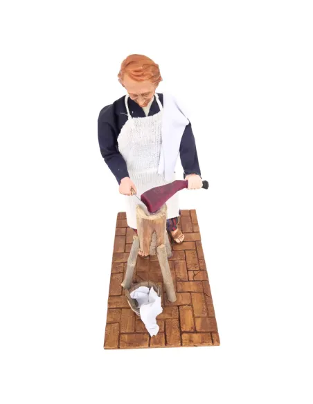 Animated Traditional Butcher - 30 cm