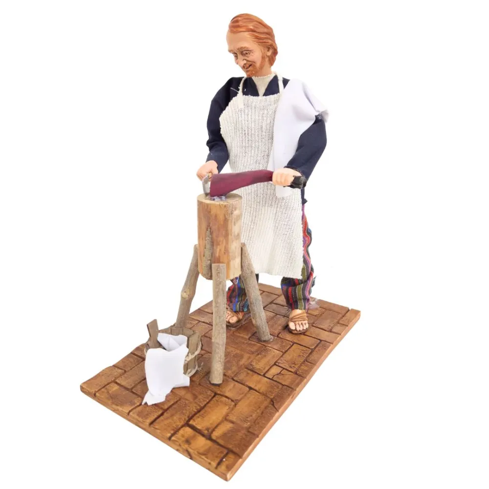 Animated Traditional Butcher - 30 cm