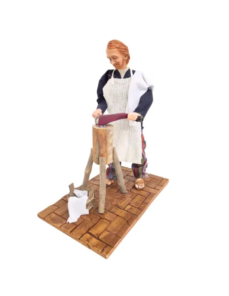 Animated Traditional Butcher - 30 cm