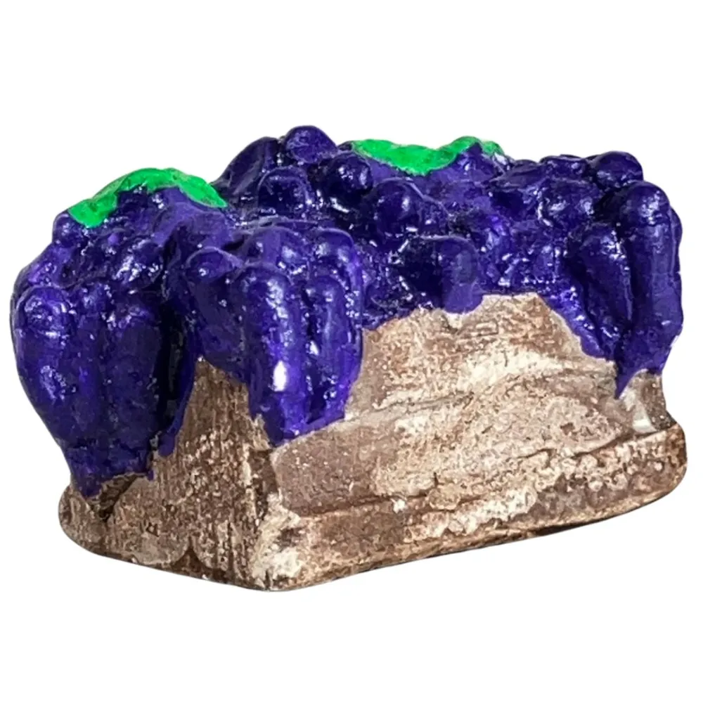 Plaster Crate with Red Grapes for 8–10 cm Nativity Figures