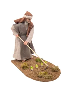 Animated Palestinian Farmer with Hoe - 30 cm 2