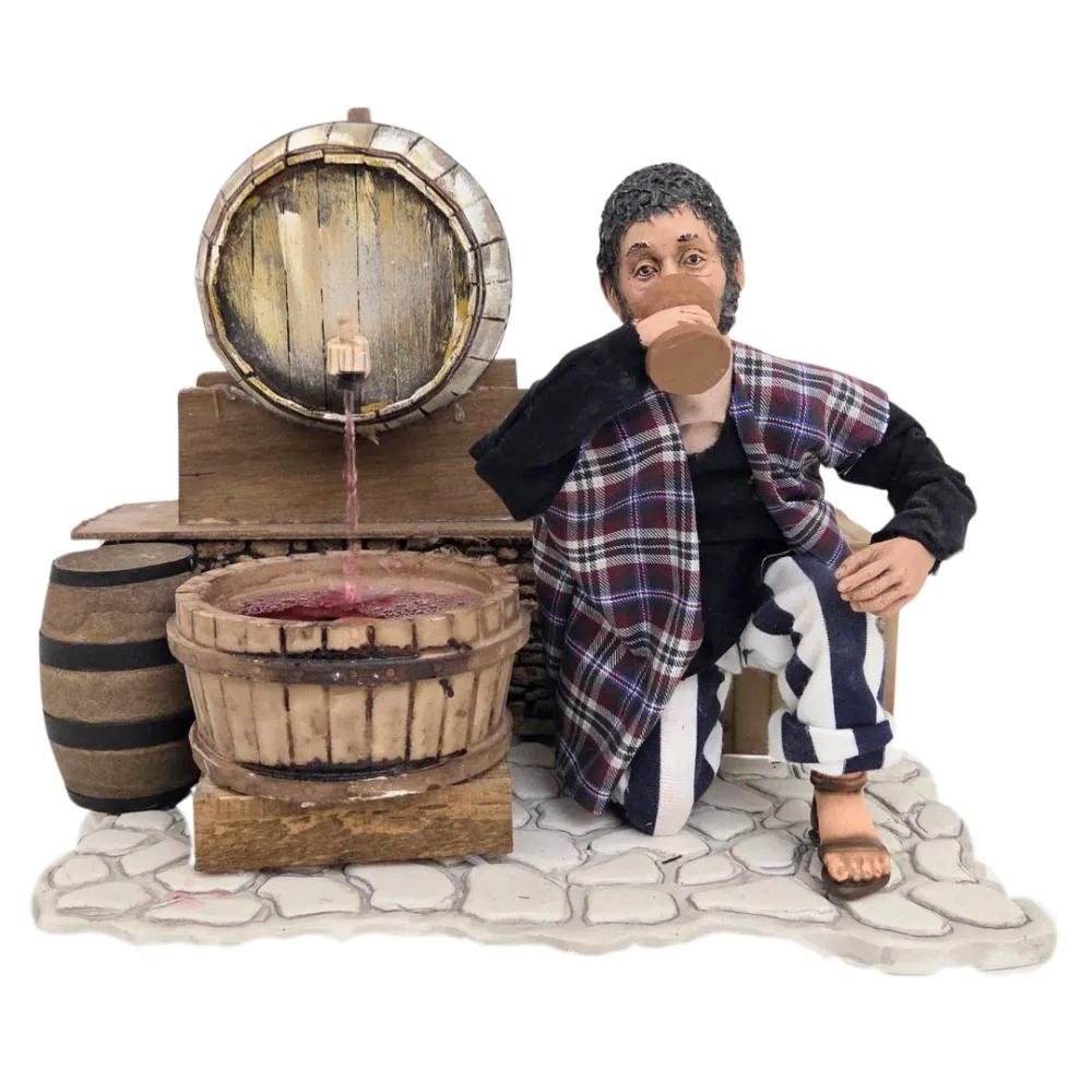 Animated Traditional Wine Taster - 30 cm