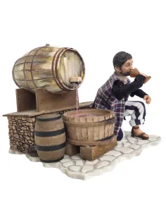 Animated Traditional Wine Taster - 30 cm