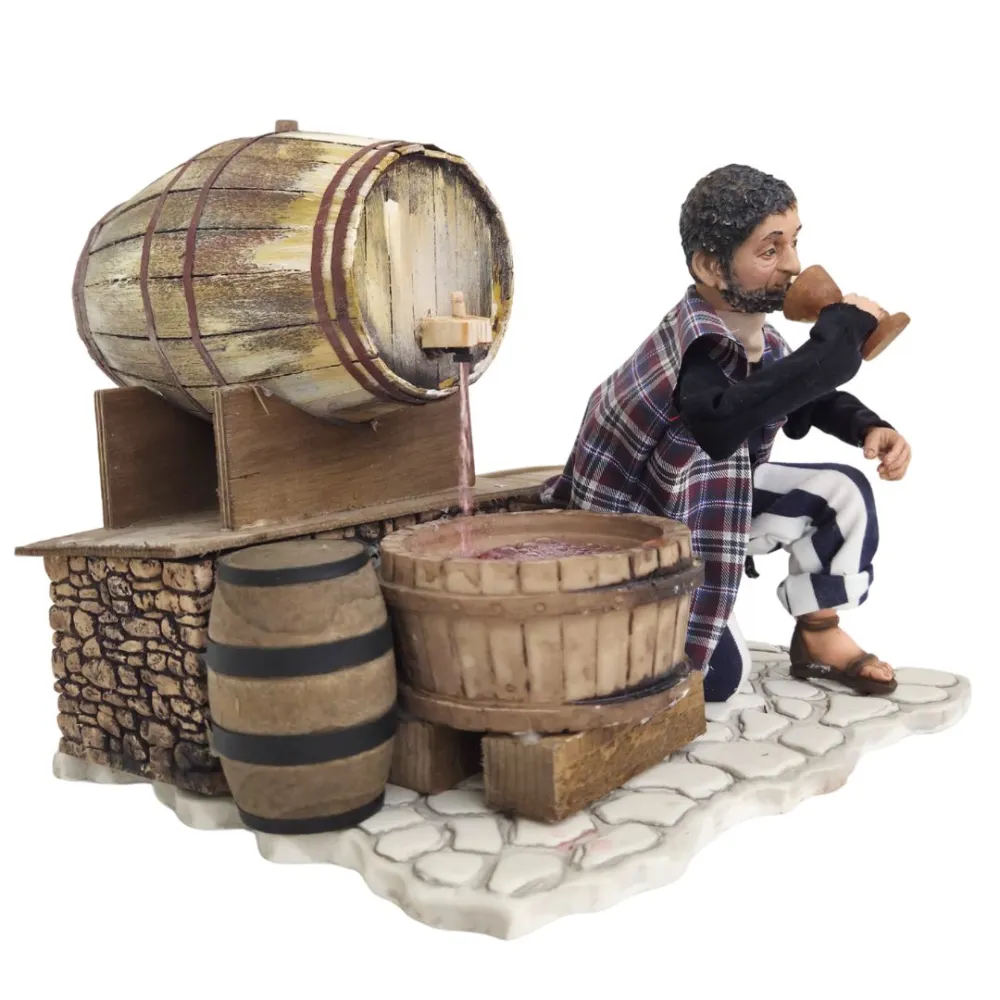 Animated Traditional Wine Taster - 30 cm