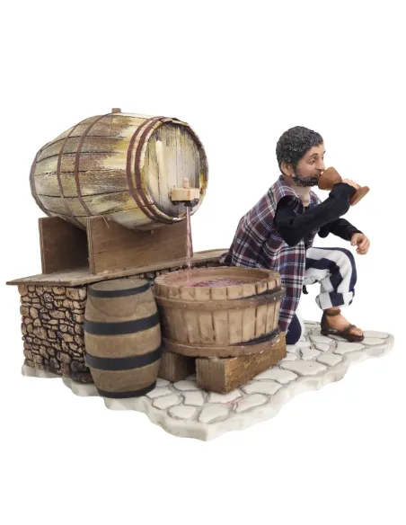 Animated Traditional Wine Taster - 30 cm