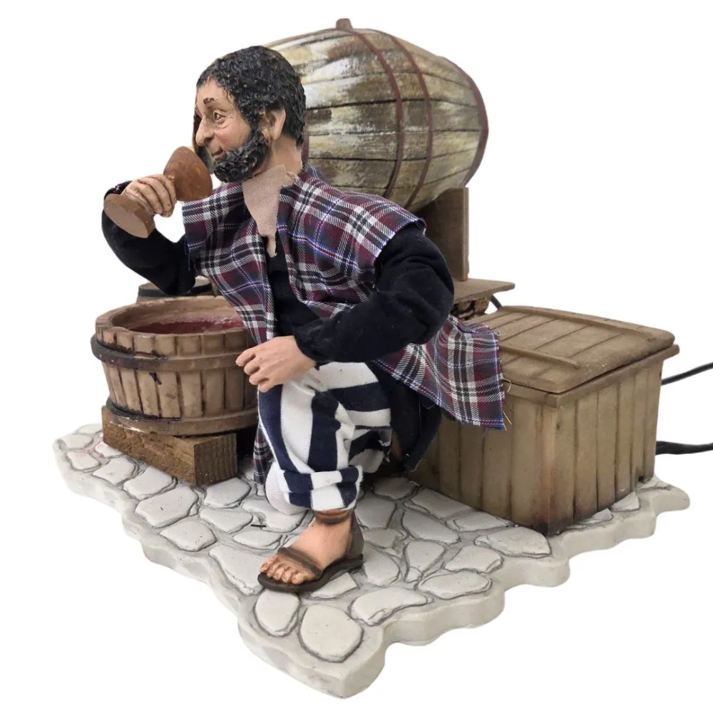 Animated Traditional Wine Taster - 30 cm